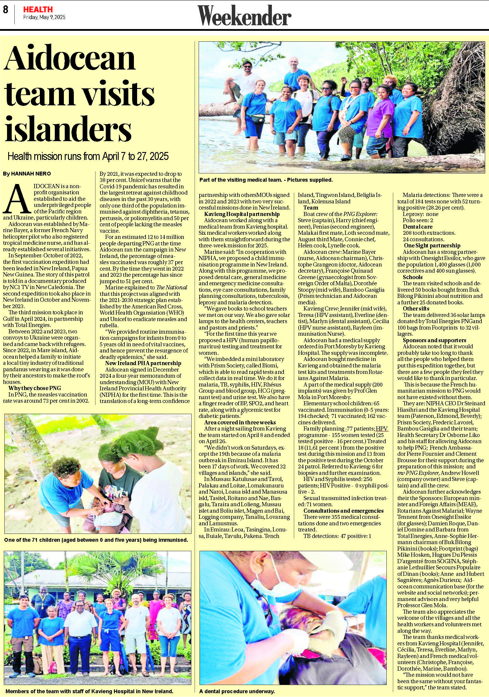 press papua aidocean